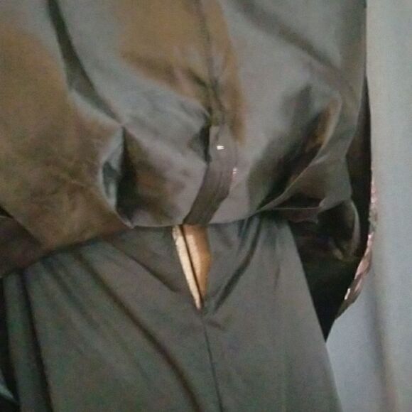 Women's Satin Dress Midi Mackenzie Floral Satin Party Dress - Picture 10 of 13